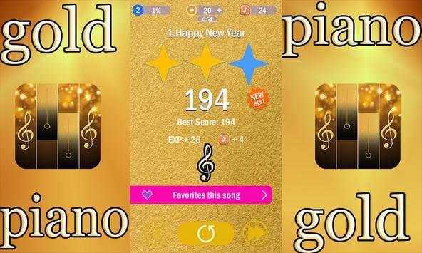piano gold tiles screenshot 2
