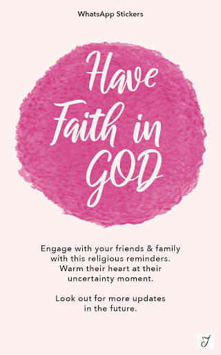 Have Faith in God Stickers for WhatsApp screenshot 5