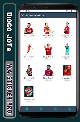 Diogo Jota - WA Sticker Pro screenshot 1