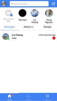 Messenger Ionic screenshot 1