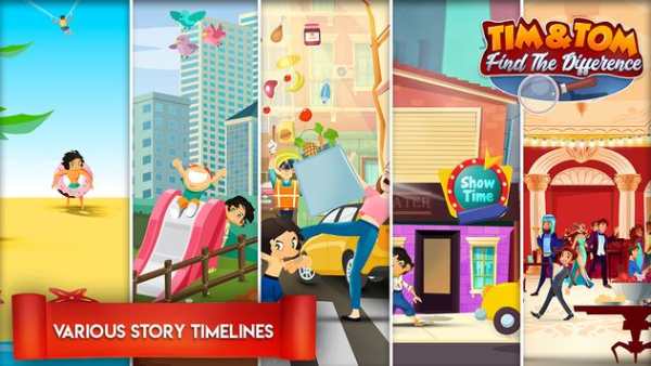 Tom & Tim Detective - Spot It Find the Difference screenshot 1