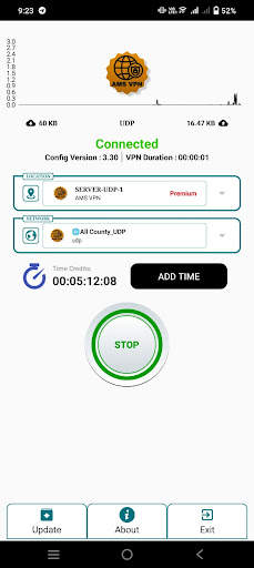 AMS VPN screenshot 2