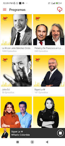 WRadio Colombia screenshot 2