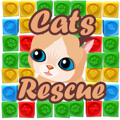 Crush Cubes - Cat Rescue icon