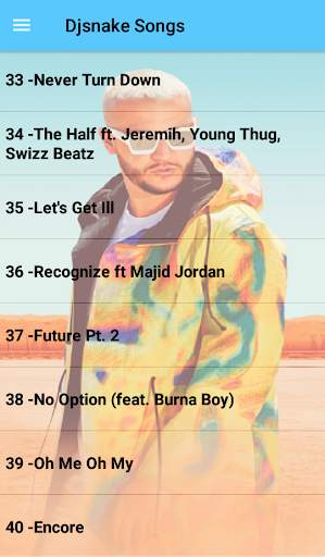 Dj Snake Songs Offline(50 Songs) screenshot 5