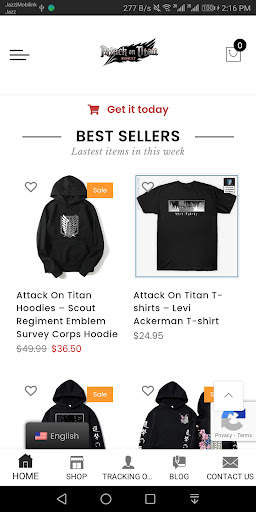 Attack On Titan Shop screenshot 3