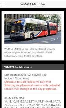 Metro Bus for VA/DC/MD screenshot 1