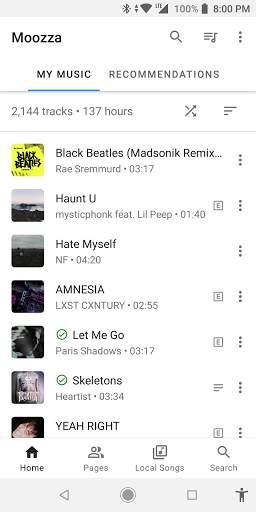 Moozza - Music for VK screenshot 2