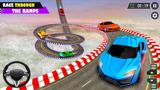 GT Car Stunts Car Racing Games screenshot 7