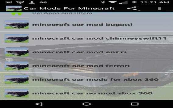 Car Mods For Minecraft screenshot 5
