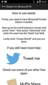 Seeds for Minecraft PE screenshot 3