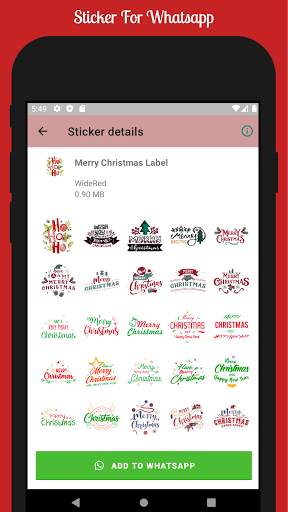 Chirstmas Sticker Special for Whatsapp screenshot 2