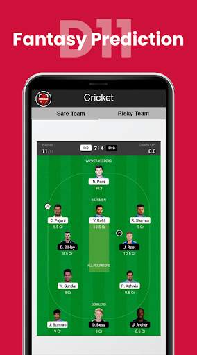 11app - Teams for Dream11, My11circle & Myteam11 screenshot 2
