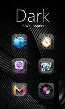 Dark  GO Launcher Theme screenshot 1