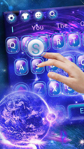 Galaxy Starry Sky Keyboard screenshot 1