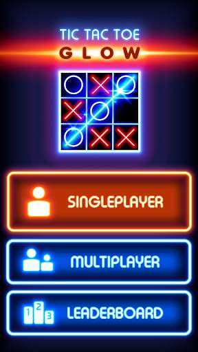Tic Tac Toe Glow: 2 Players screenshot 1