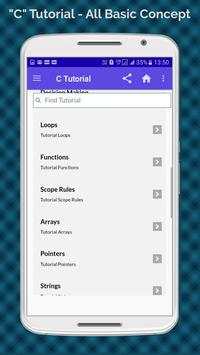 C Programming language Tutorial Offline App screenshot 3