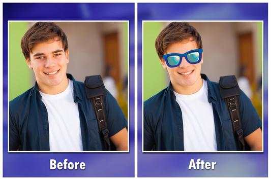 Men Sunglasses Photo Editor screenshot 2