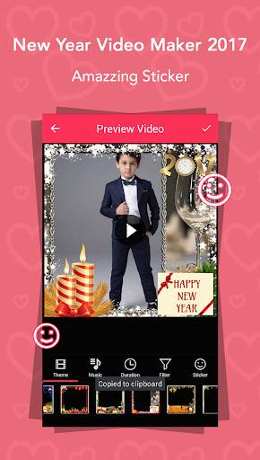 New Year Movie Maker screenshot 5