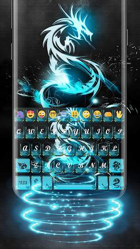 Dragon Emoji Keyboard Theme screenshot 1