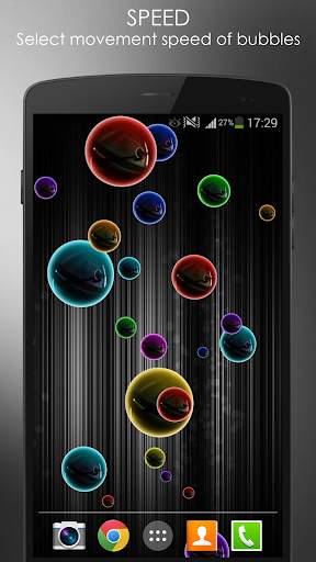 Neon Bubble Live Wallpaper screenshot 2
