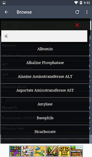 Lab Values screenshot 3