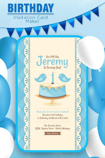 Birthday Invitation Card Maker screenshot 3