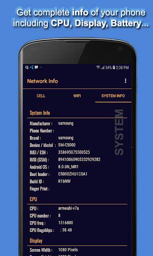 Network Cell Info- 3g, 4g LTE, 5G & Wifi analyzer screenshot 3