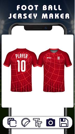 Football Jersey Maker : Football T-Shirt Design screenshot 2