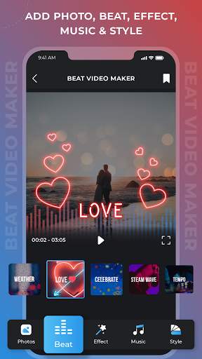 Love video maker with music screenshot 5