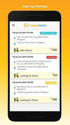 Happy Move: On-demand Delivery From Smile To Smile screenshot 4