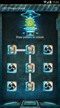 AppLock Theme - Alien Tech скриншот 2