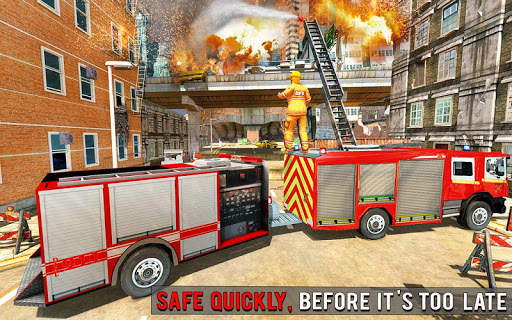 Fire Engine Truck Driving : Emergency Response screenshot 9