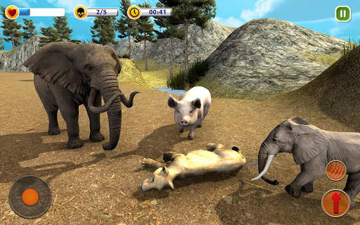 The Lion Simulator - Animal Family Simulator Game screenshot 2