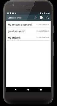 Easy Note ( with fingerprint ) скриншот 2