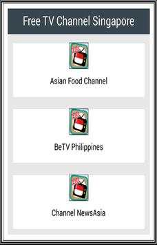 Free TV Channel Singapore स्क्रीनशॉट 1