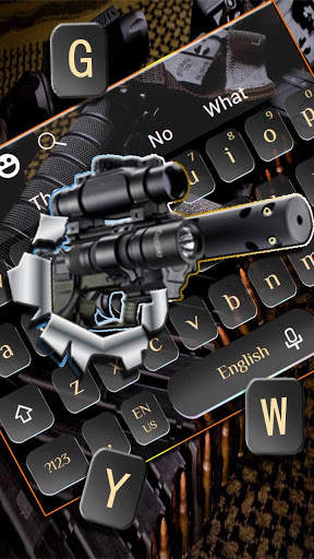 Mortar Gun keyboard Theme screenshot 1