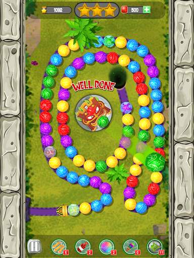 Jungle Marble Blast Games screenshot 8