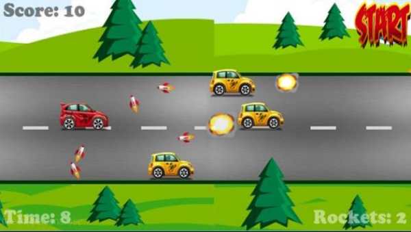 Racing in Car Battle screenshot 4