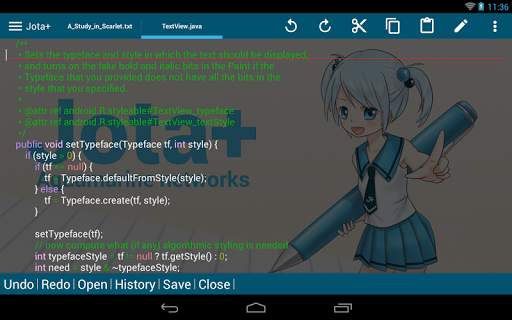 Jota  (Text Editor) screenshot 9