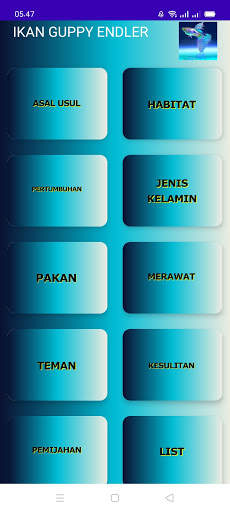 Budidaya ikan hias Guppy Endler screenshot 2