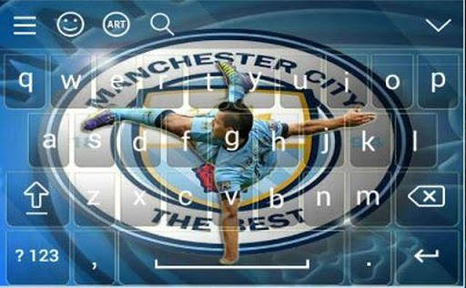 Sergio Aguero Theme Keyboard screenshot 1