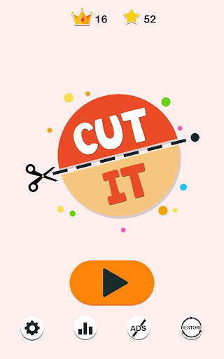 Cut it - A 50/50 Puzzle screenshot 1