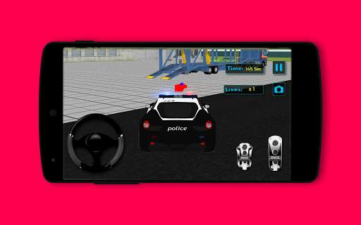 Police Car Cargo Transporter screenshot 6