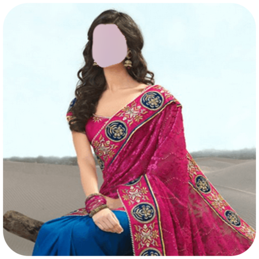 Designer Saree Photo Frames icon