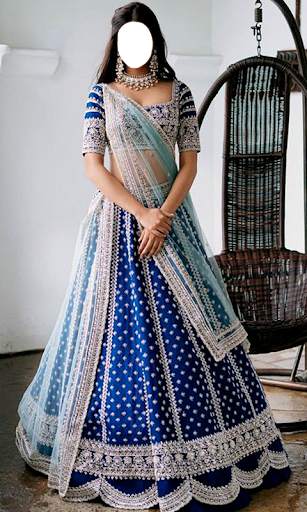 Half saree Photo Suit 5 تصوير الشاشة