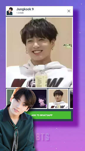 Jungkook BTS Animated Stickers screenshot 6