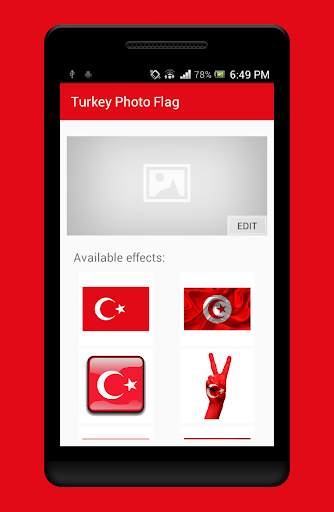 Turkey Photo Flag Editor screenshot 1