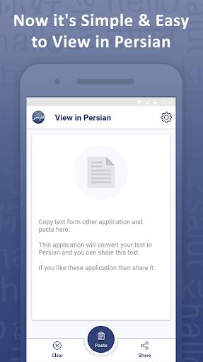 View in Persian Font screenshot 1
