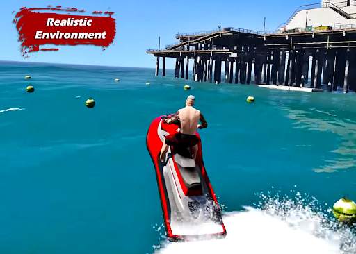 Jetski Shark Attack Racing Game: Jet Ski Boat Game screenshot 3